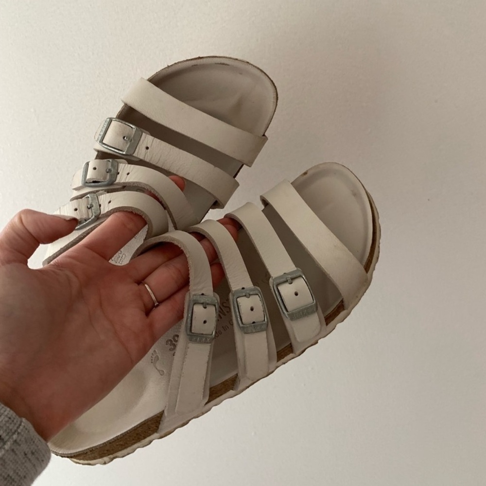 Birkenstock Leather in White
